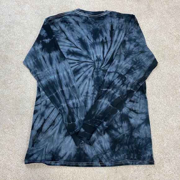 Colortone Daytona Beach Florida FL Shark Graphic Tie Dye LS Shirt Size M - Picture 3 of 4